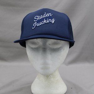 Vintage Patched Trucker Hat - Staden Trucking - Adult Snapback